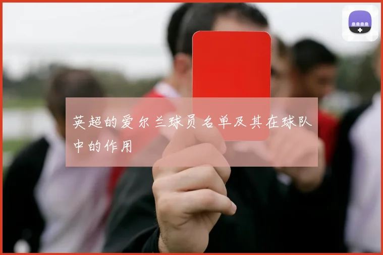 英超的爱尔兰球员名单及其在球队中的作用